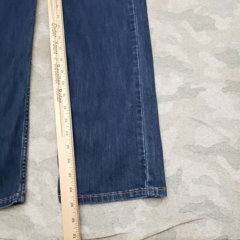 Levi's 514 Jeans Mens 34x30 Blue Straight Leg Pockets Denim Dark Wash Workwear